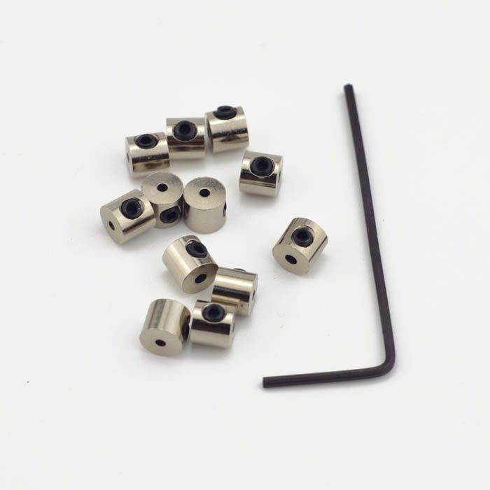 Locking Pin Backs For Lapel Pins Badges Insignias 10 PCS (Silvery)