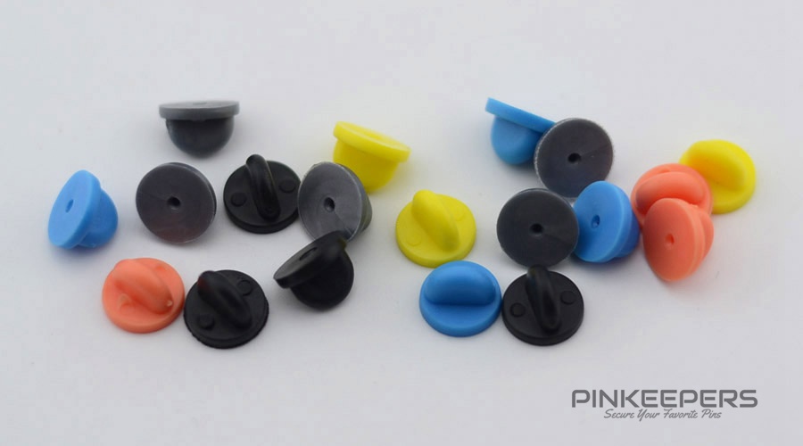 Rubber Pin Backs