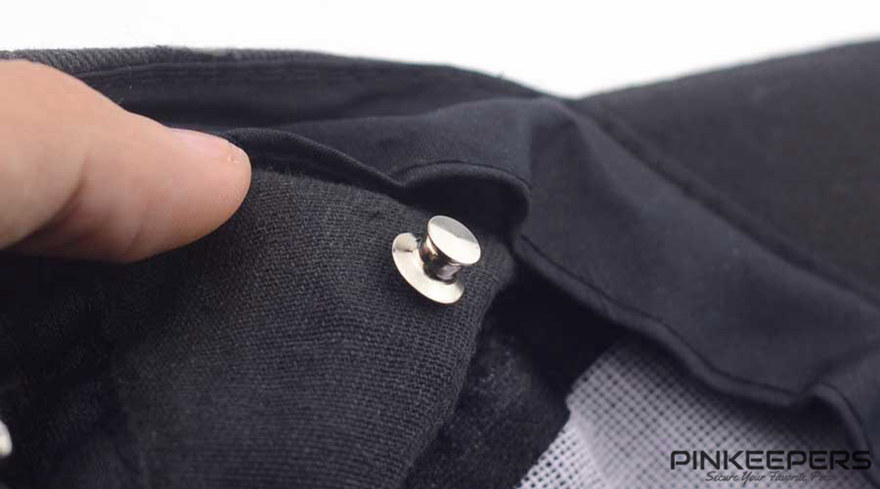 how to use locking pin backs